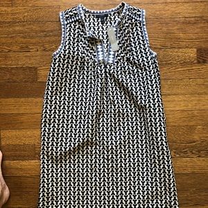 J. Crew Patterned Shift Dress Size 00